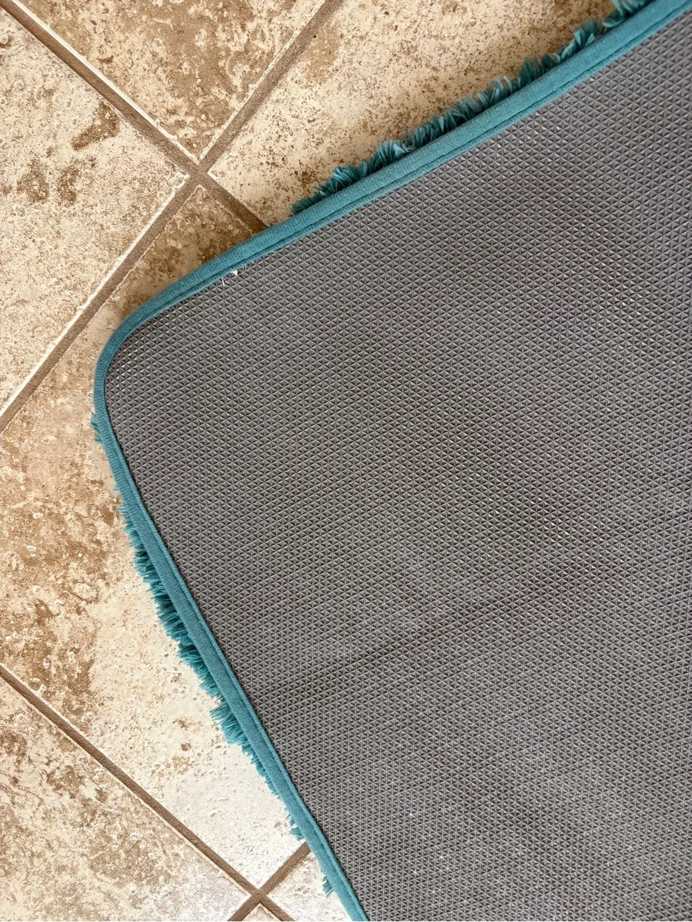 Sonoma Teal Plush Bath Rug
